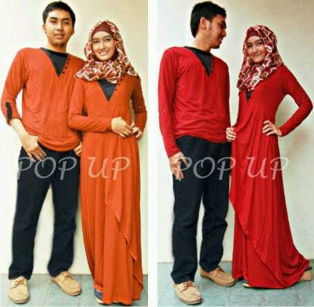 Model Baju Muslim Gamis Couple Remaja Modern Terbaru